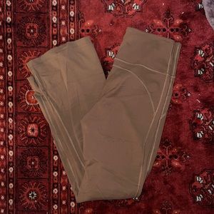 Butter soft Lululemon flare leggings in brown